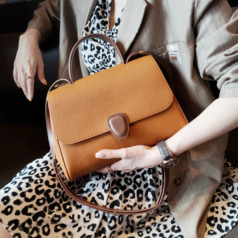 

2022 New Handbag, Shoulder Bag, Casual and Versatile Leather Women's Bag, High Quality