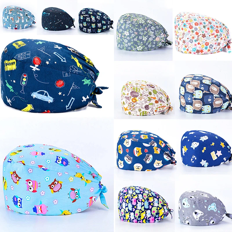 Дышащая регулируемая Женская кепка с мультяшным принтом головной убор для