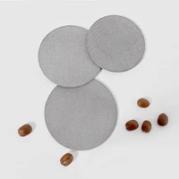 stainless steel coffee filter portafilter mesh screen 150%ce%bcm multi layer for coffee machine handle multi sizes coffee puck screen
