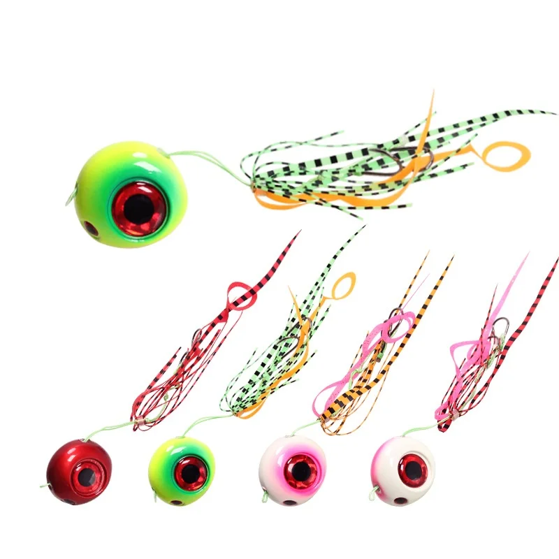 

WHYY Tenya Madai Jig Kabura Saltwater Fishing Lure Pesca Slider Snapper/Sea Bream Pesca Head with Skirt Jigging Bait Accessorie