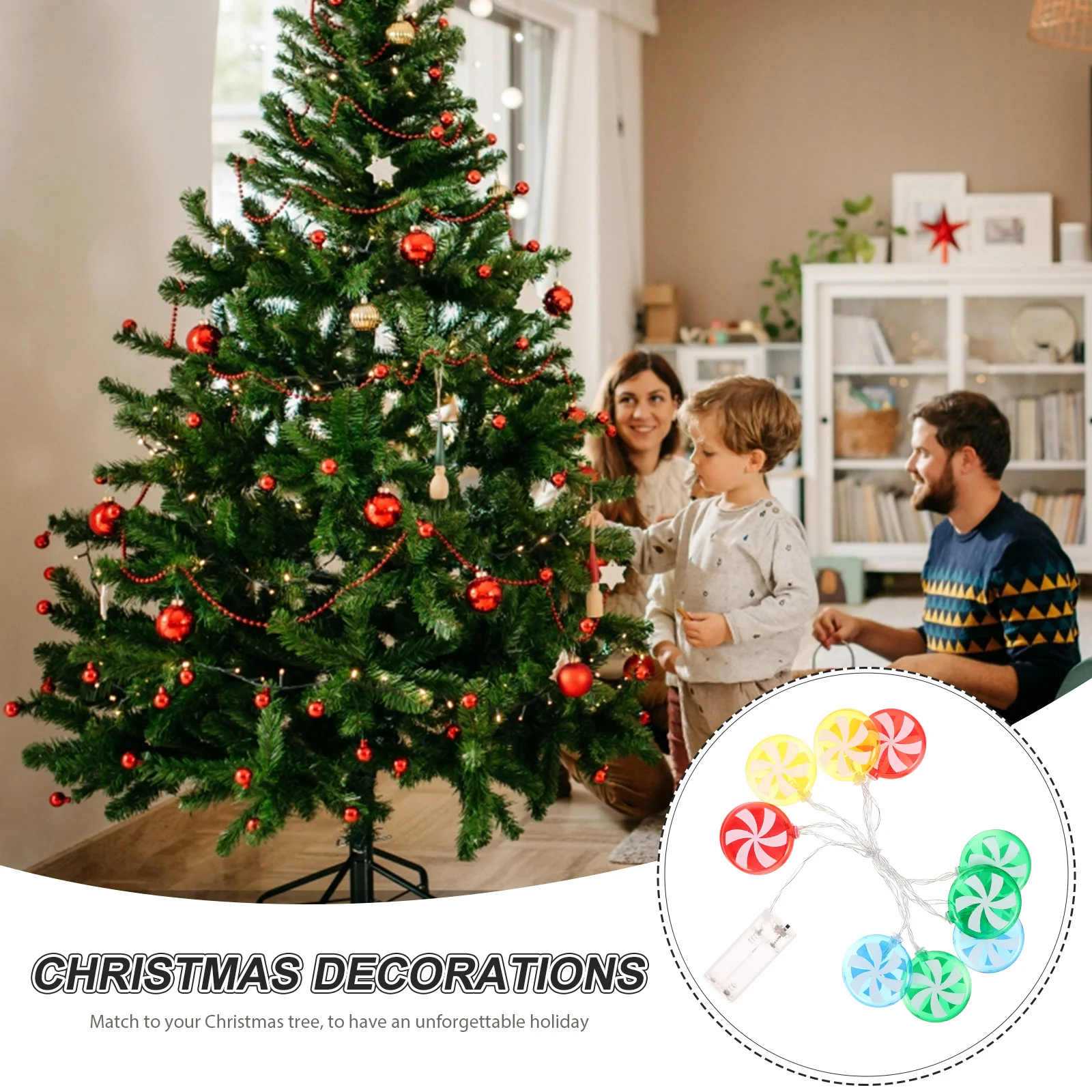 Рисунок 5 - Рождественская яркая гирлянда