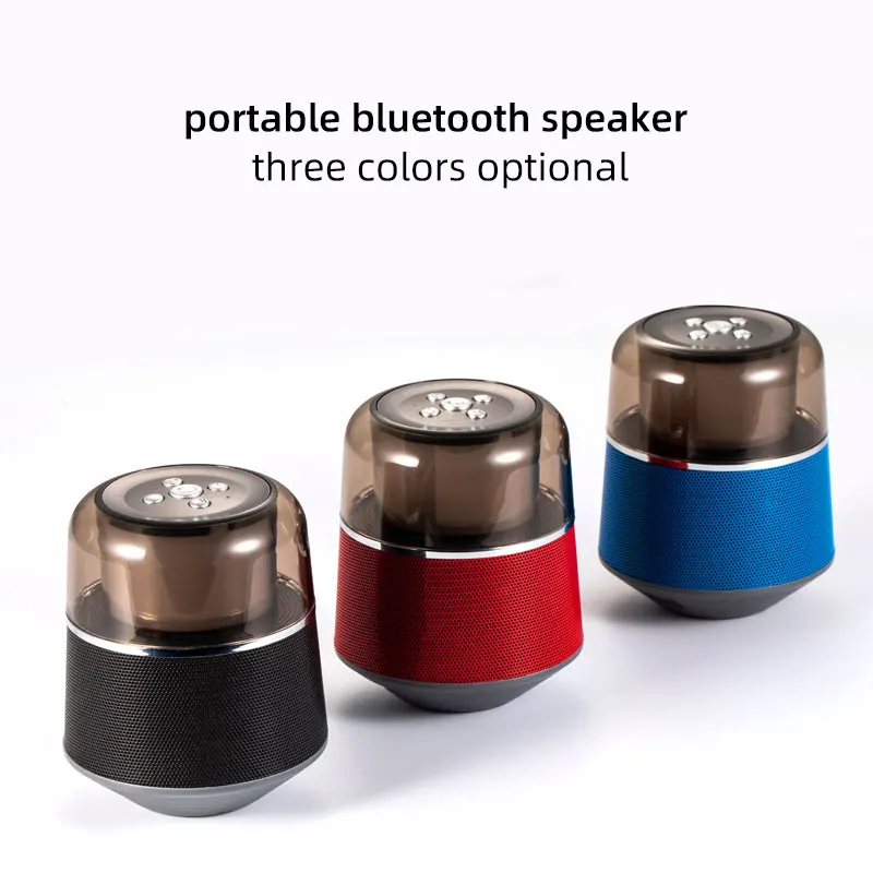 

Outdoor Portable Wireless Bluetooth audio card mobile phone Bluetooth player portable 6D Stereo mini speaker With Mic