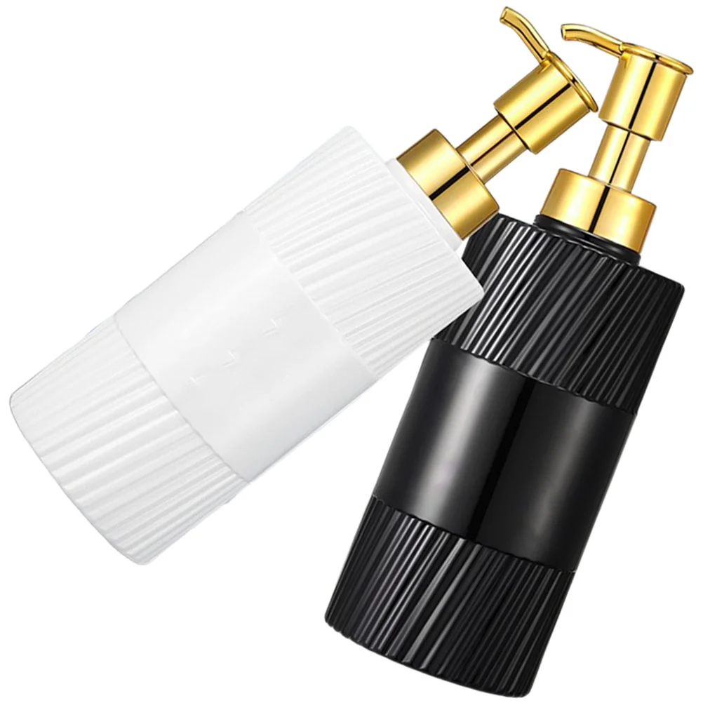 2 шт. дозатор для бутылок с мылом и лосьоном из саржи насосом многоразовый шампунь