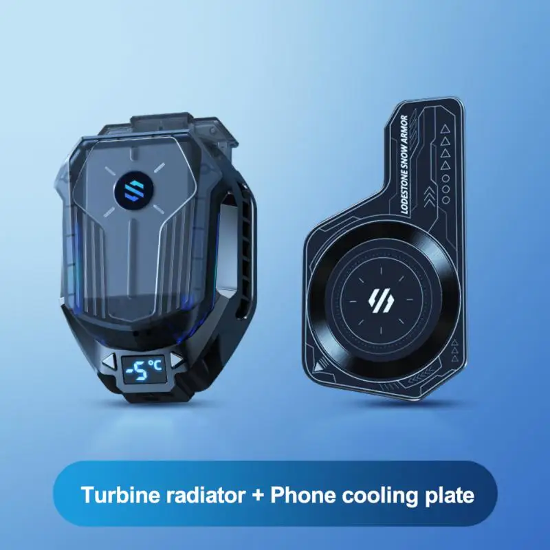 

Universal Mobile Phone Cooling Fan Radiator Magnetic Suction Patch Cell Phone Cool Heat Sink For IPhone/Samsung/Xiaomi