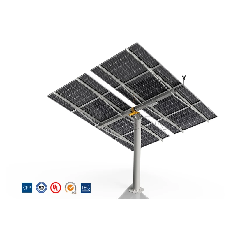 Надежный одностоечный Наклонный контроллер слежения за солнечной батареей