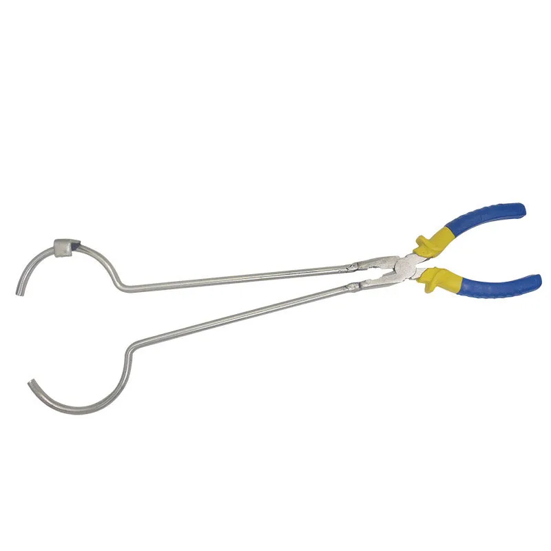 Лабораторный зажим для стакана графитовая печь тигель плоскогубцы плавки золота