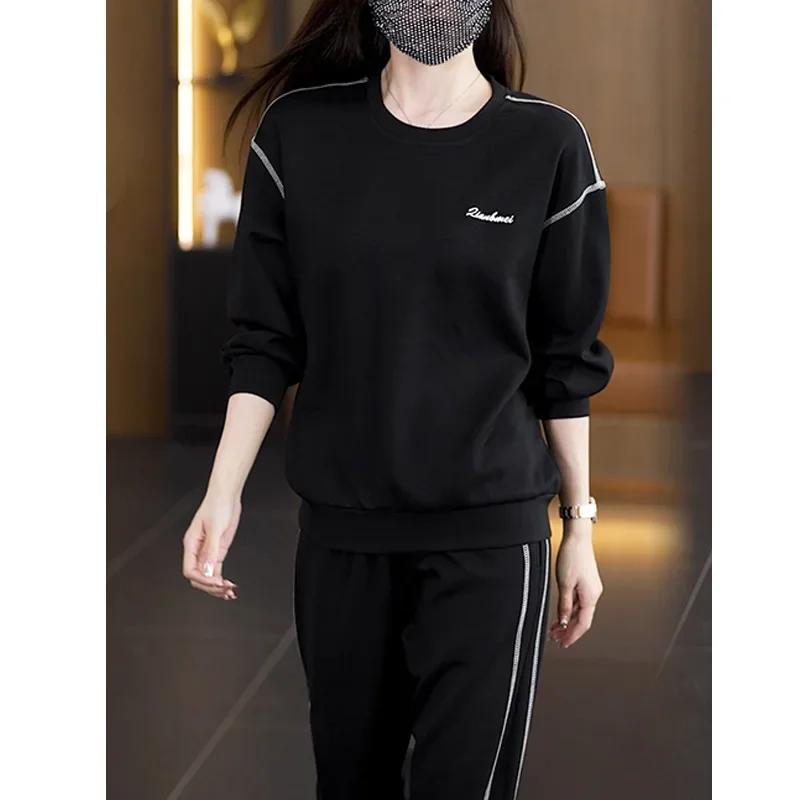 Повседневный спортивный костюм для бега женская модная одежда мамы новинка 2024