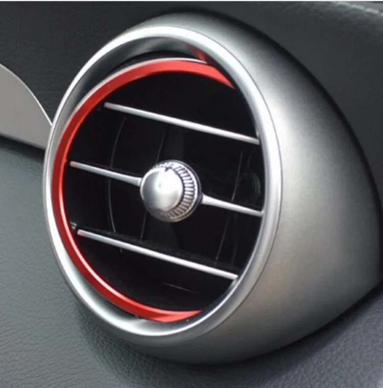 7 шт. декоративные наклейки для автомобильного кондиционера Benz C Class C180L C200L C260L C300L