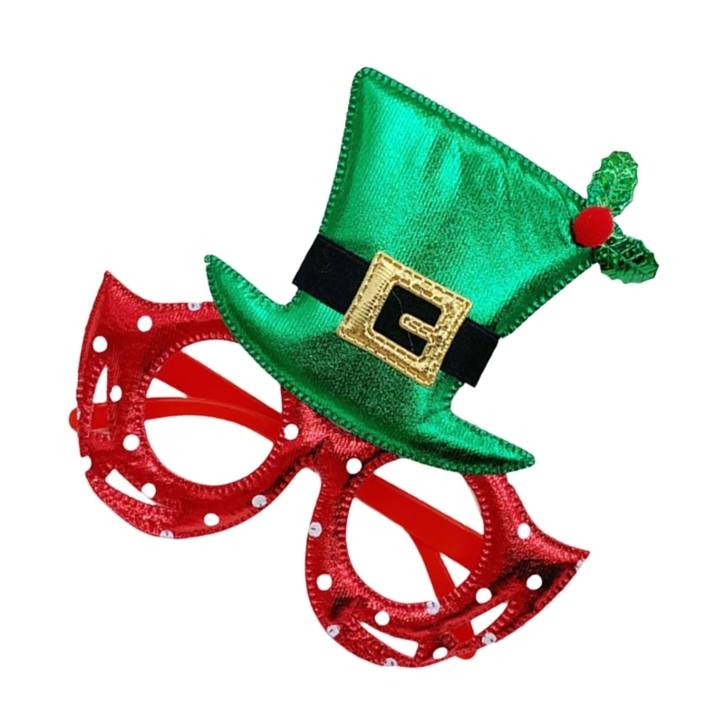 Новогодние очки карнавальные рождественские реквизит для фотосессии украшения