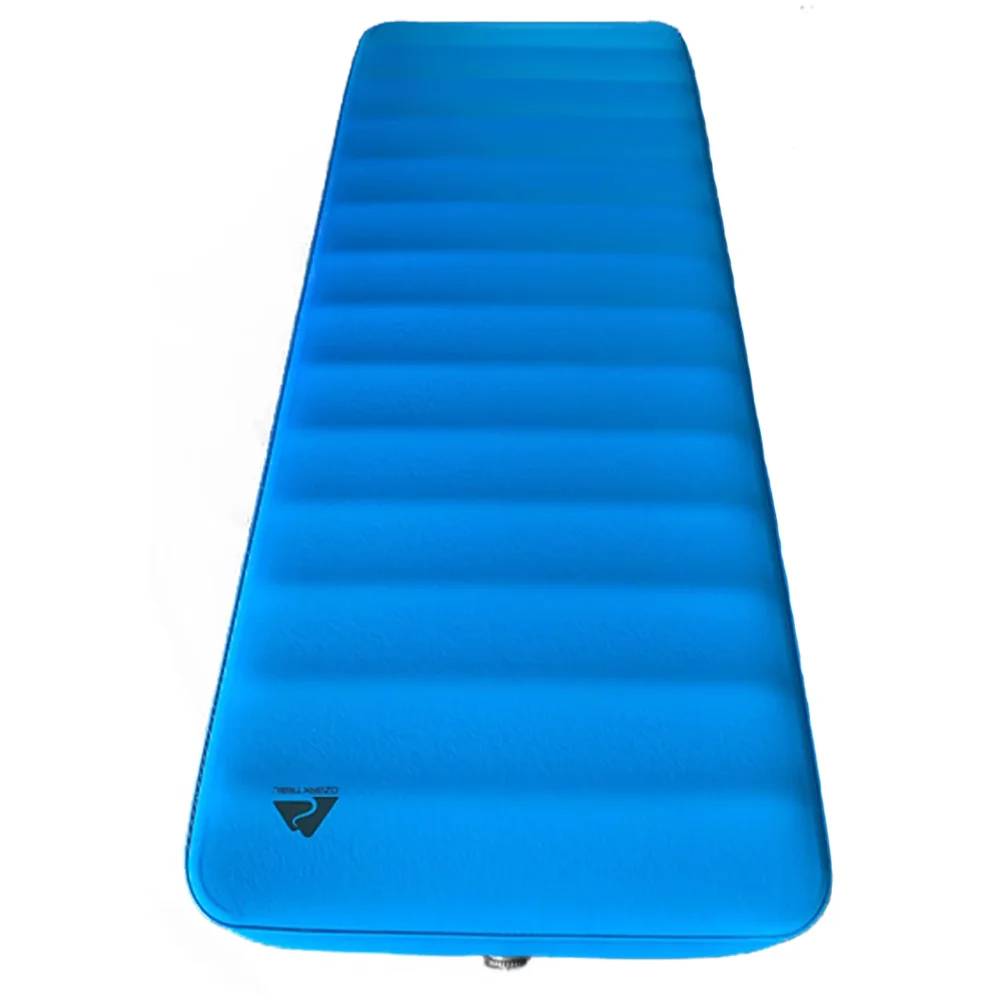 

Foam Sleeping Pad, 78 X 30 X 3.9 Blue ， Two Way Valve，3D Design Gives You The Perfect Sleep Anywhere You Go