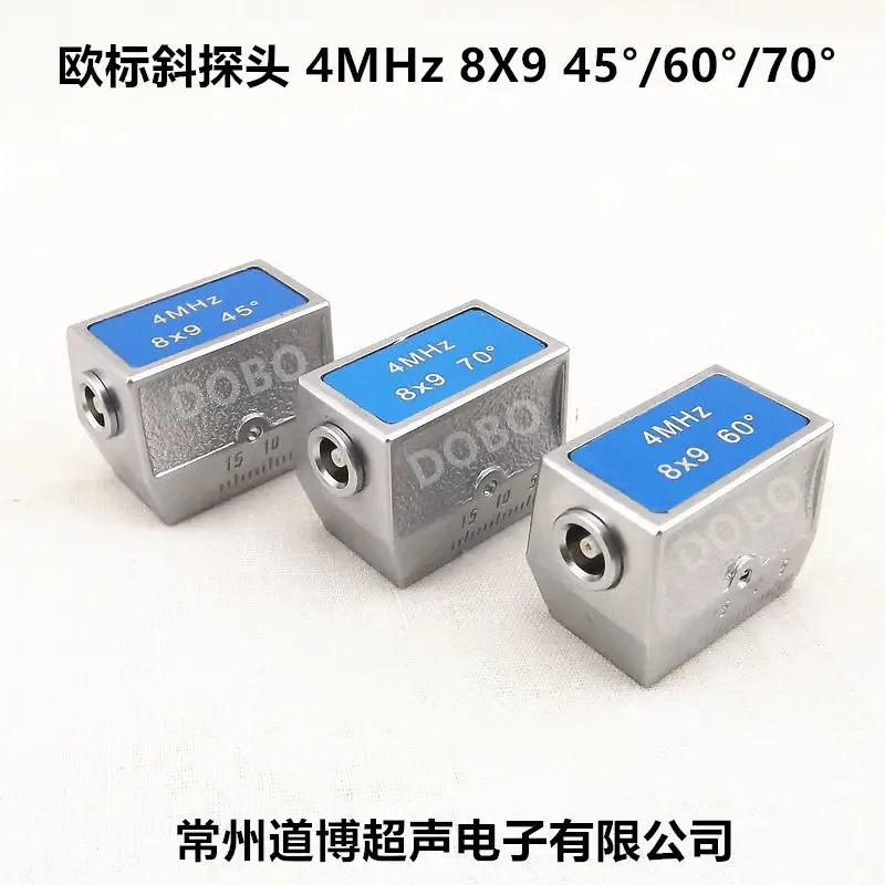 Ультразвуковой идентификатор дефектов 4MHz8x9 60 ° со стальной конструкцией