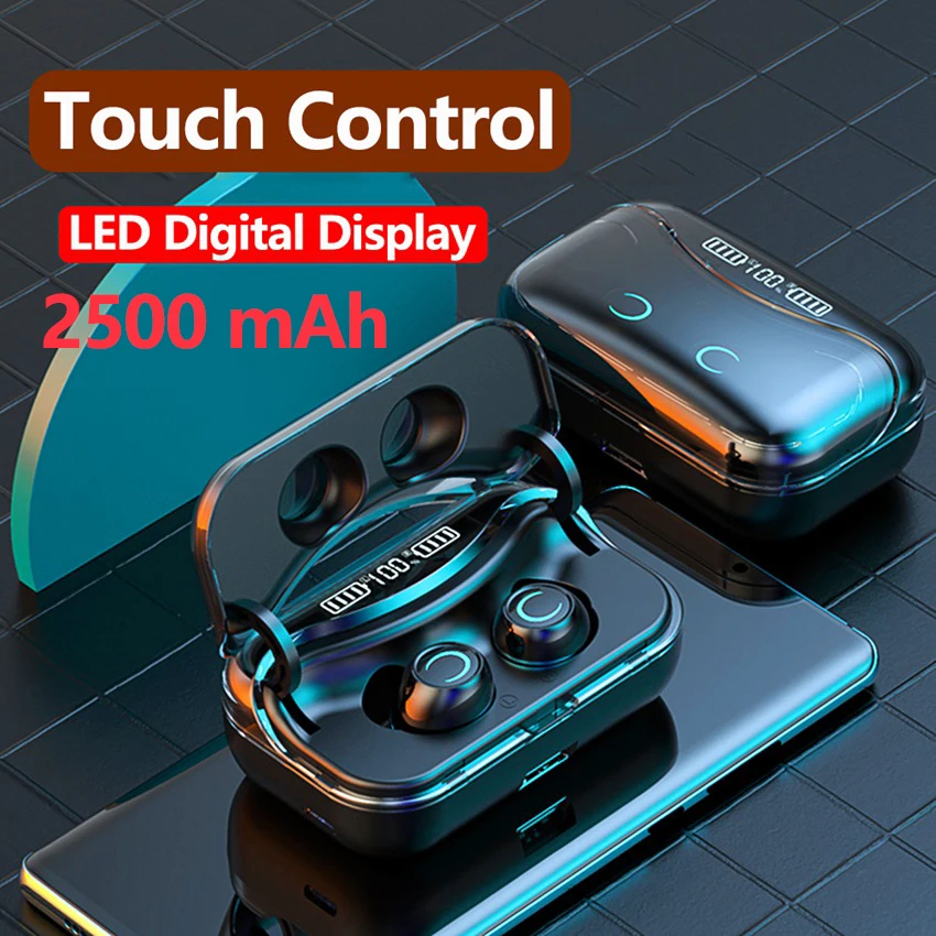 

Earphone Wireless Bluetooth Headphone TWS Can Charging For Phone 5.0 In -Ear True Wireless Earbuds Headset
