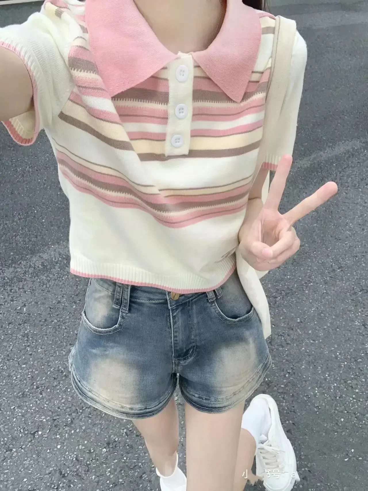 Рубашки для женщин повседневные полосатые футболки туника модные летние с