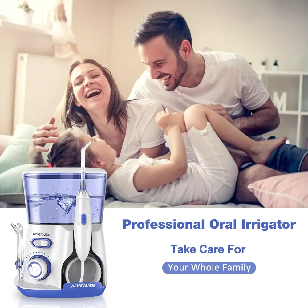 Waterpulse V300 Dental Flosser Professional Oral Irrigation 800ml Oral Hygiene Water Floss For Family Daily Oral Care 5 Jets enlarge