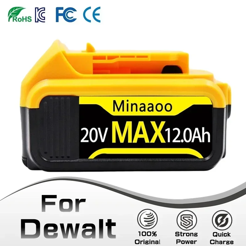 

Latest DCB200 20V 6000mAh Battery and charger For Dewalt 18V DCB184 DCB200 DCB182 DCB180 DCB181 DCB182 DCB201 Tools Battery