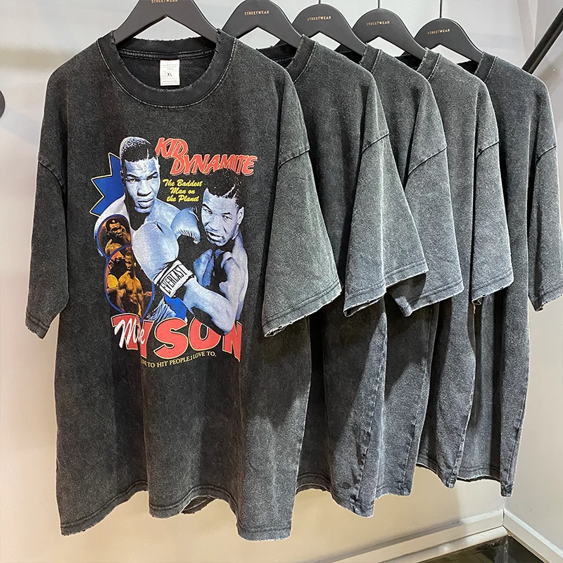 

Футболка мужская оверсайз с графическим рисунком, хлопковая винтажная тенниска в стиле Харадзюку, уличная одежда в стиле хип-хоп, с принтом ...