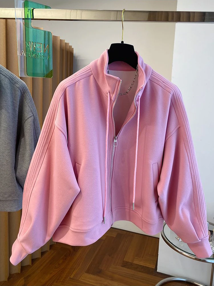 

2023 Women Jackets Loose Autumn Y2k Coat Female Oversized Bomber Jacket Bf Harajuku Outwear Padded Women Streetwears