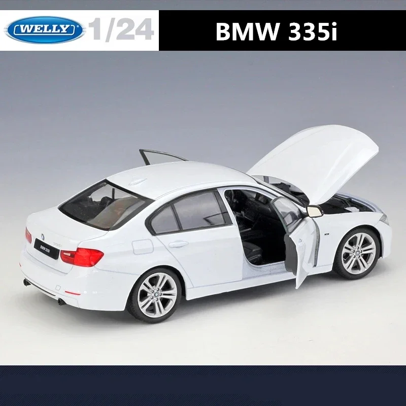 1:24 WELLY BMW 335I литая модель спортивного автомобиля из сплава Игрушечная