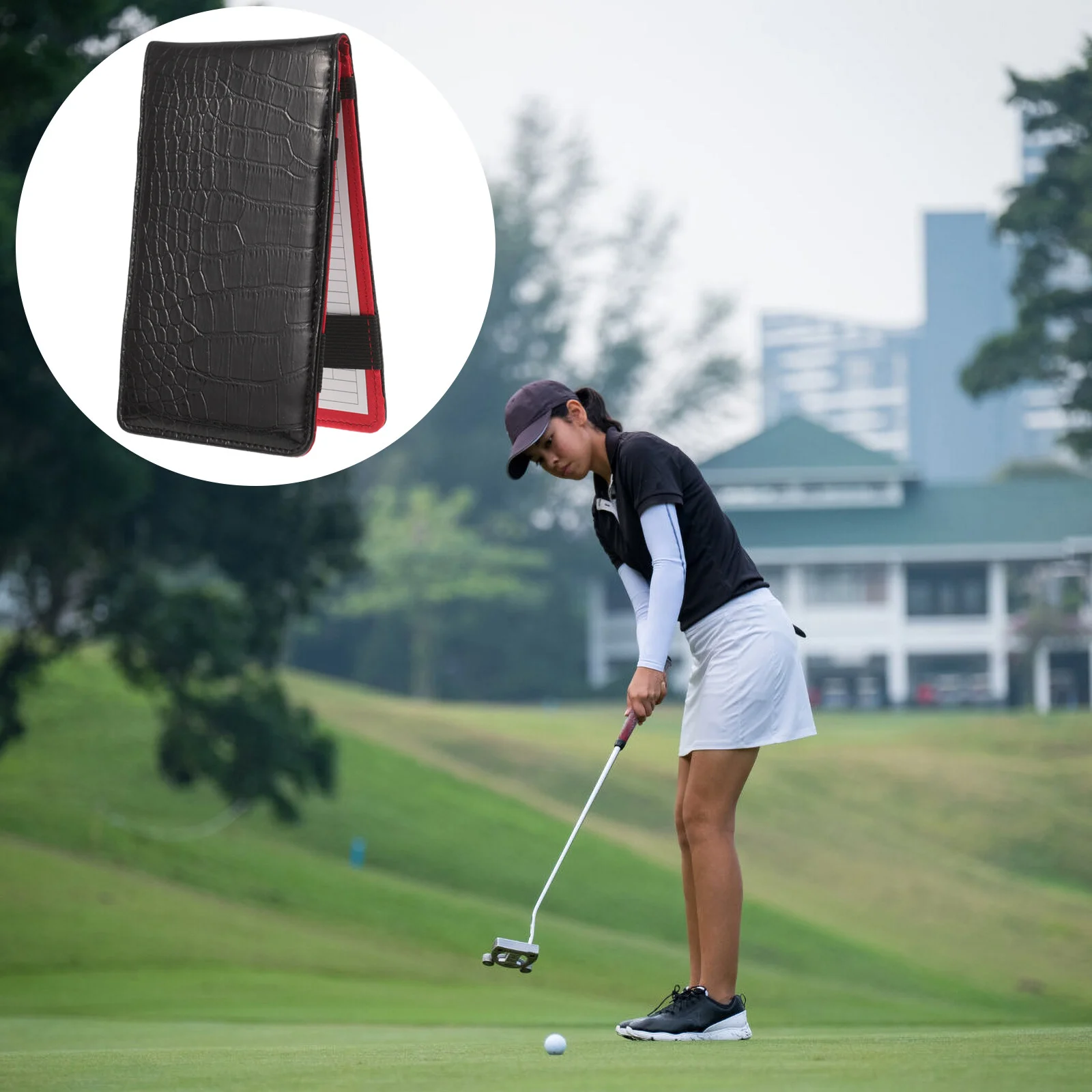 

Bracket Score Notebook Golfs Supplies Scorecards Protector Recording Golfing Scoring Supply Tool Professional