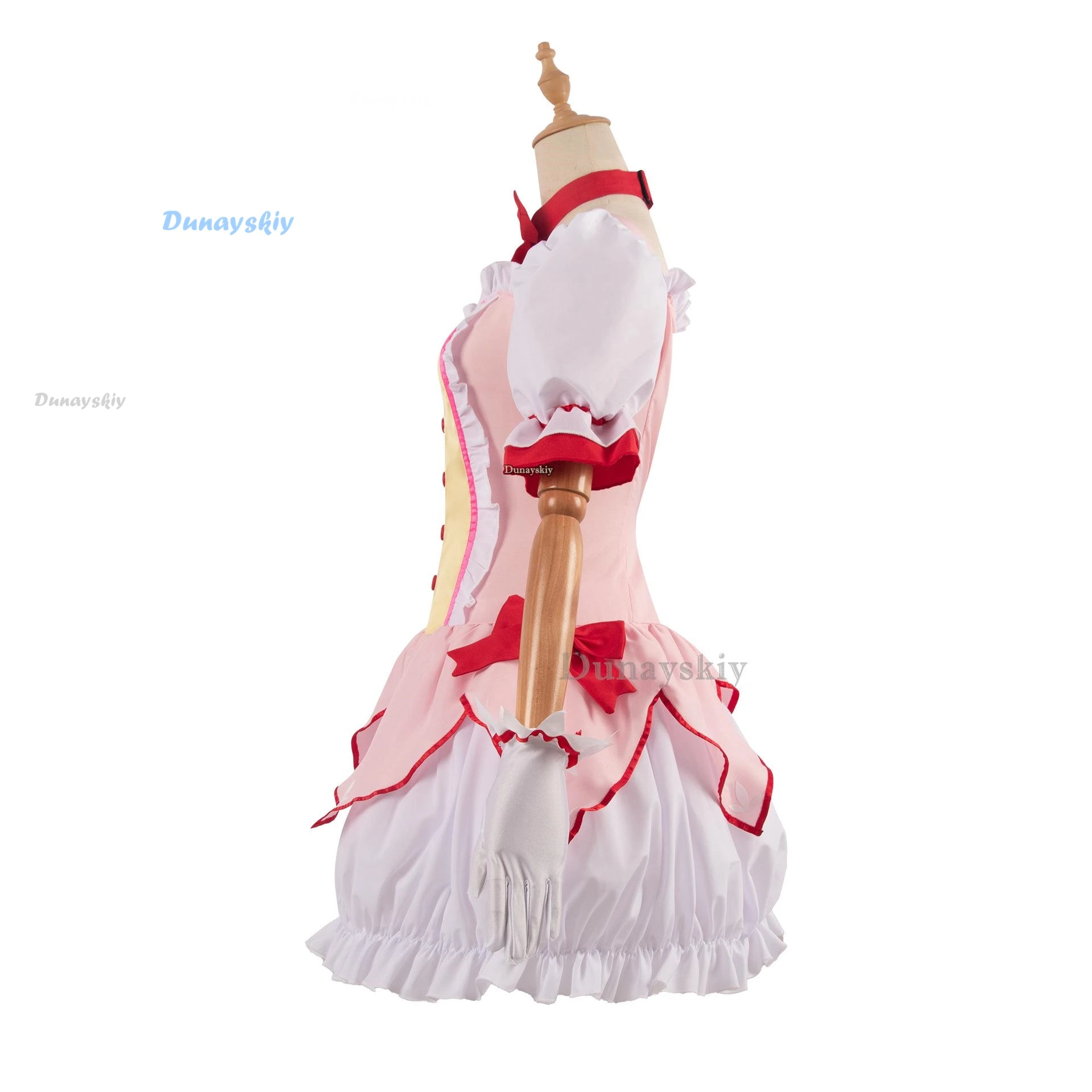 Косплей Аниме Kaname Madoka Костюм Magica Платье Парик Одежда для Comic Con