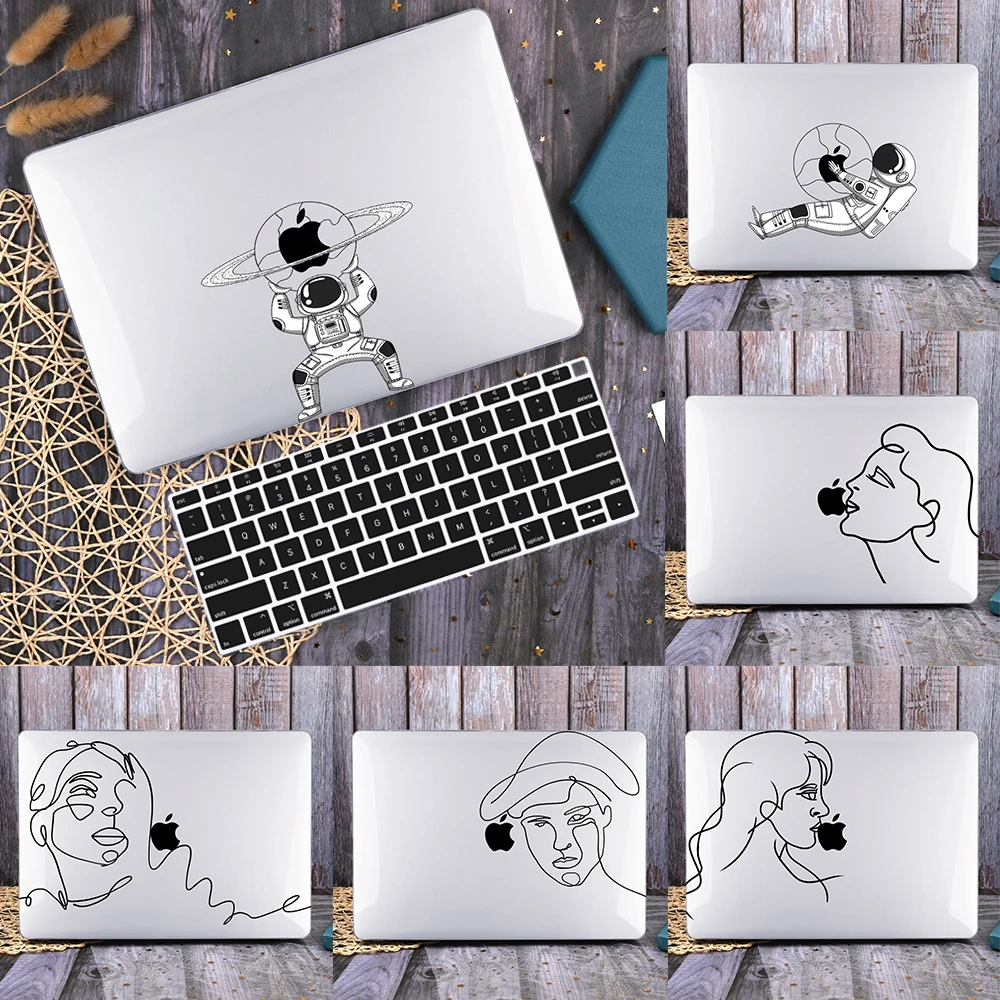 

Astronaut Printed Hard Shell Case Screen Protector Keyboard Cover For MacBook Air Pro Retina 11 12 13 15 16inch 2020 A2338 A2337