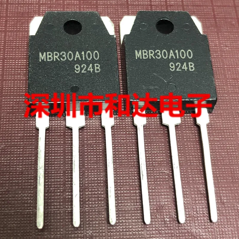 

10 шт MBR30A100 TO-3P 100V 30A