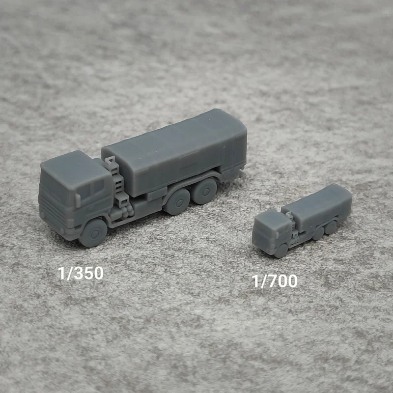Фото 5 шт. модель грузовика Scania из смолы 1/350 или 1/700, миниатюрная модель танка TK838 №1