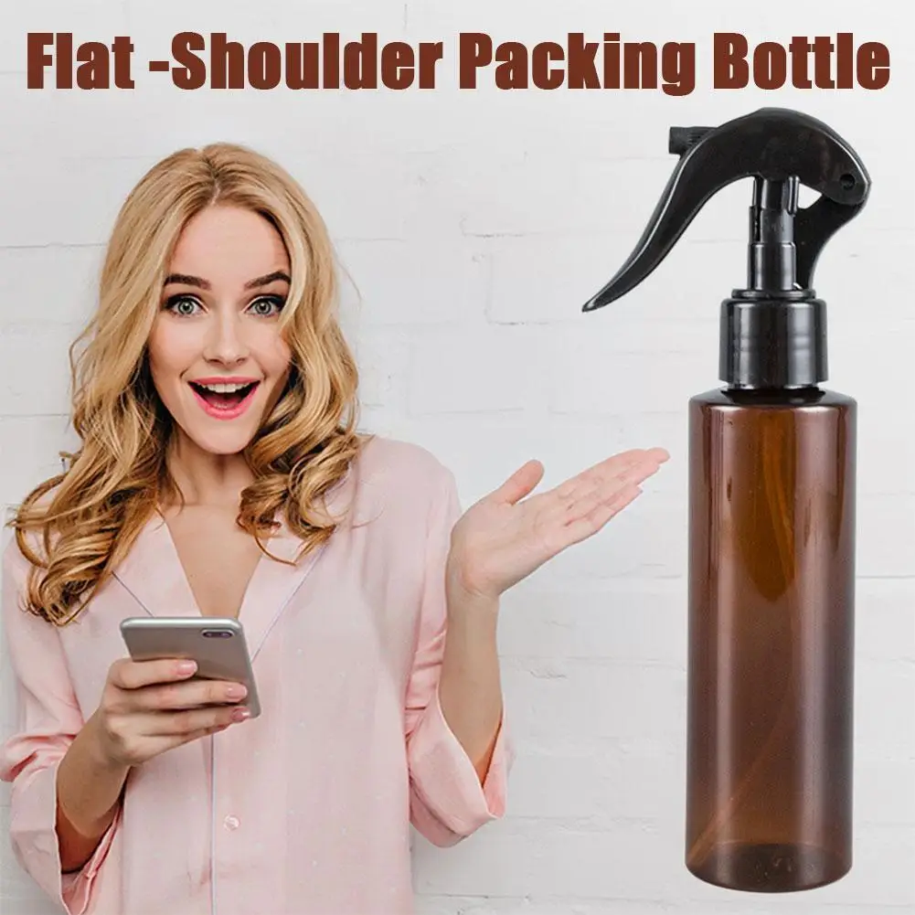 

1pc 120ml/150ml Empty Plastic Bottle With Pump Lid Refillable Cosmetic Pump PET Bottle Shampoo Bottle E0V9
