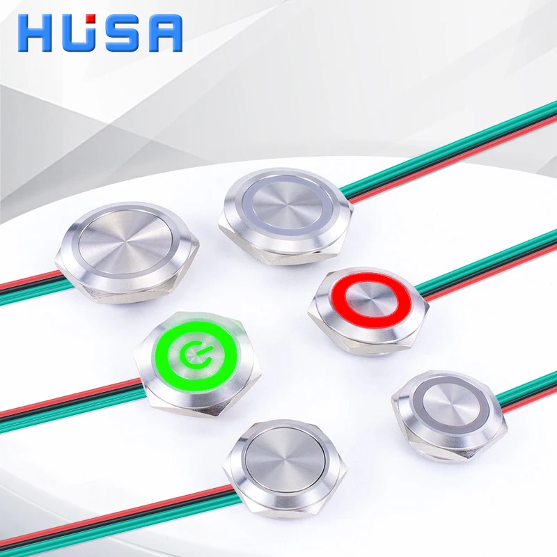 

Водонепроницаемый кнопочный переключатель HUSA 16/19/22/25/30 мм