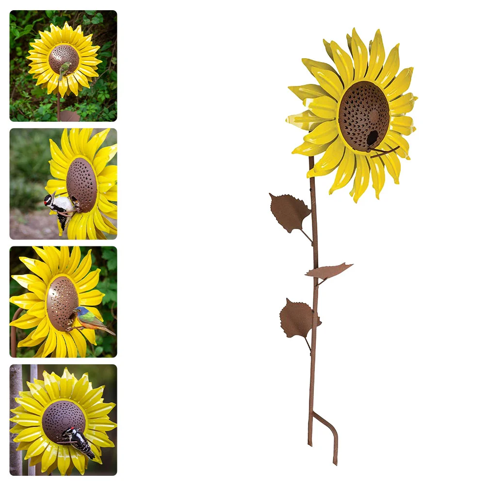 

Bird Feeder Feeding Feeders Tray Garden Hanging Outdoor Outside Wild Squirrel Sunflower Standing Flower Perchpole Hummingbird