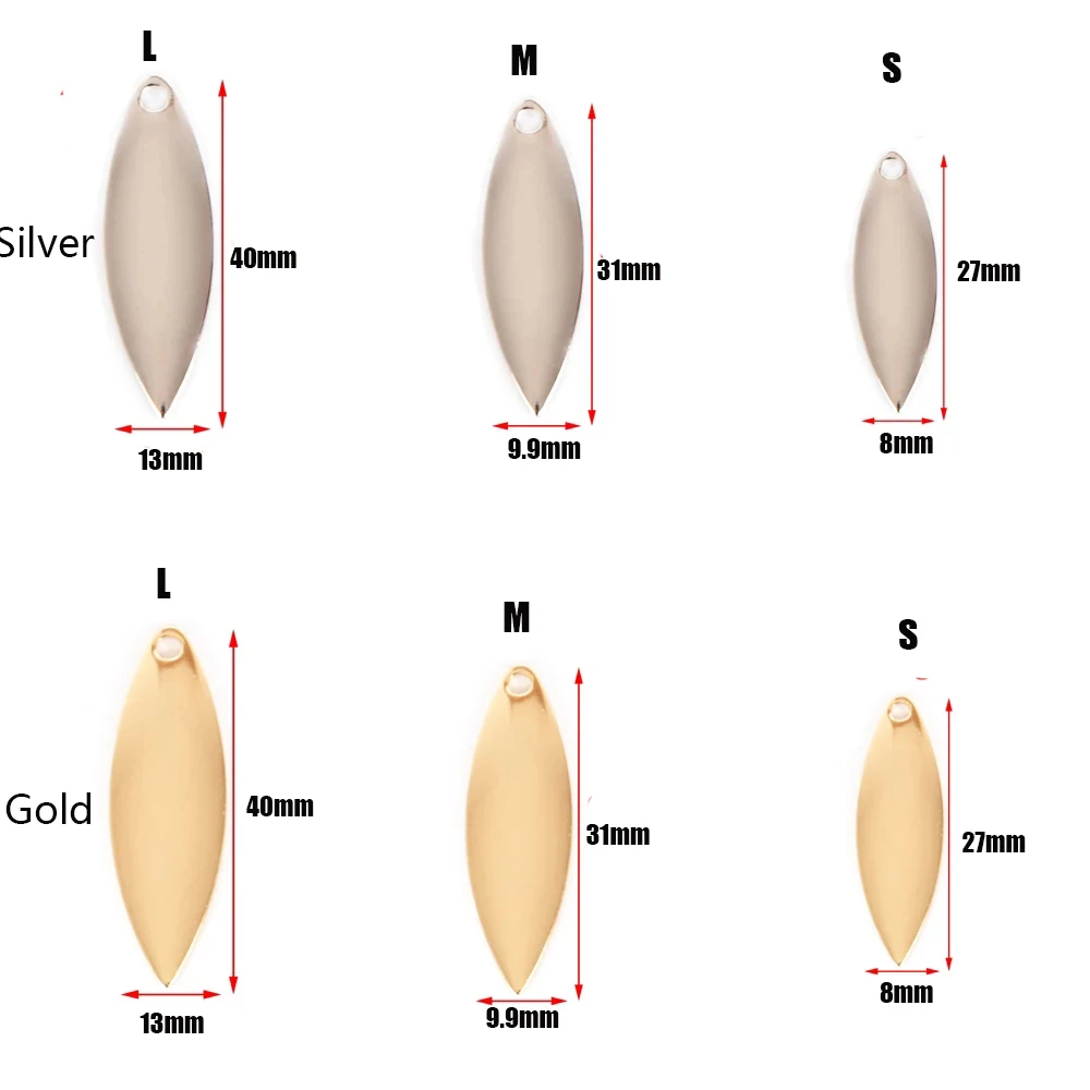 20 шт. вращающиеся гладкие никелевые вибрационные рыболовные приманки Спиннер VIB