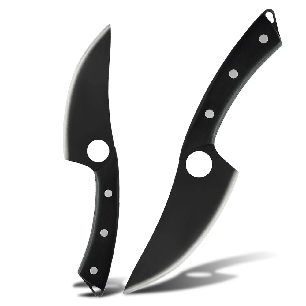 

Ножи для косточек XYj, кухонные столовые приборы, 1-2 шт., нож для резки сербов из нержавеющей стали 5/6 дюймов, для нарезки рыбы, с деревянной ручкой