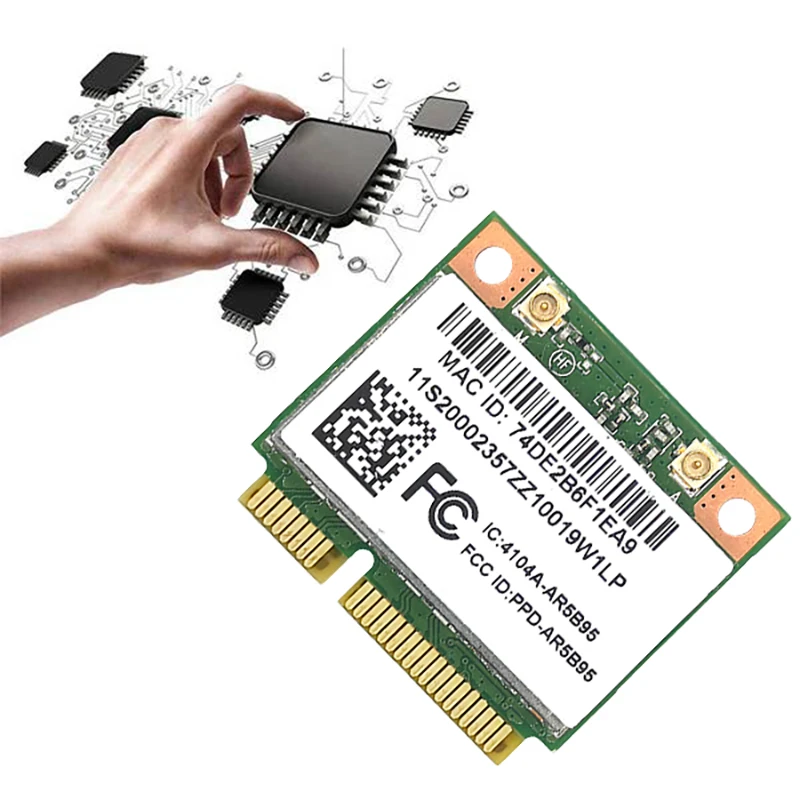 Для Lenovo Z370 Y460 G470 Z470 Z560 черный Apple AR5B95 2 4G 150 Мбит/с MINI PCIE 802.11N Встроенная беспроводная