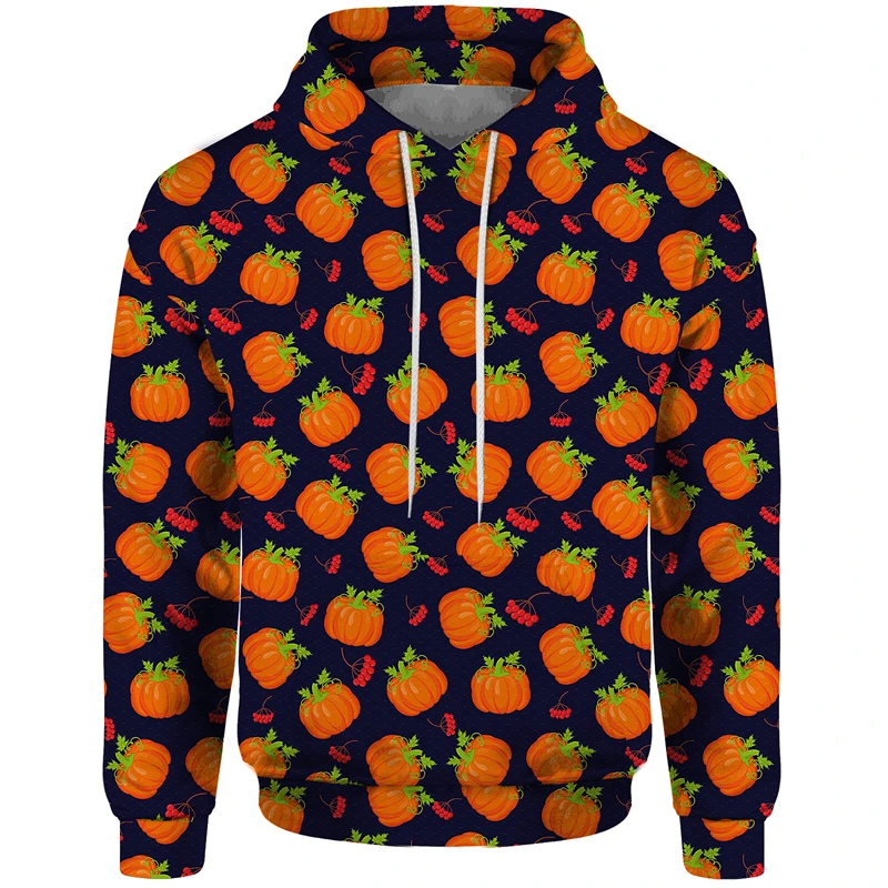 Толстовка с 3D принтом на Хэллоуин тыквенный череп конфетный дизайн пуловер