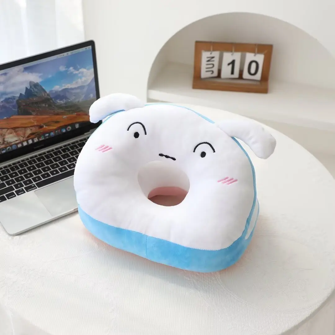 Kawaii Аниме Crayon Shinchan Подушка для сна Девочка милая офисная подушка шея мультяшная