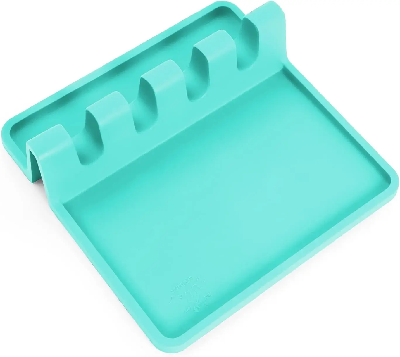

Silicone Utensil Rest with Drip Pad for Multiple Utensils, Heat-Resistant, Kitchen Utensil Holder for Spoons, Tongs ＆ more