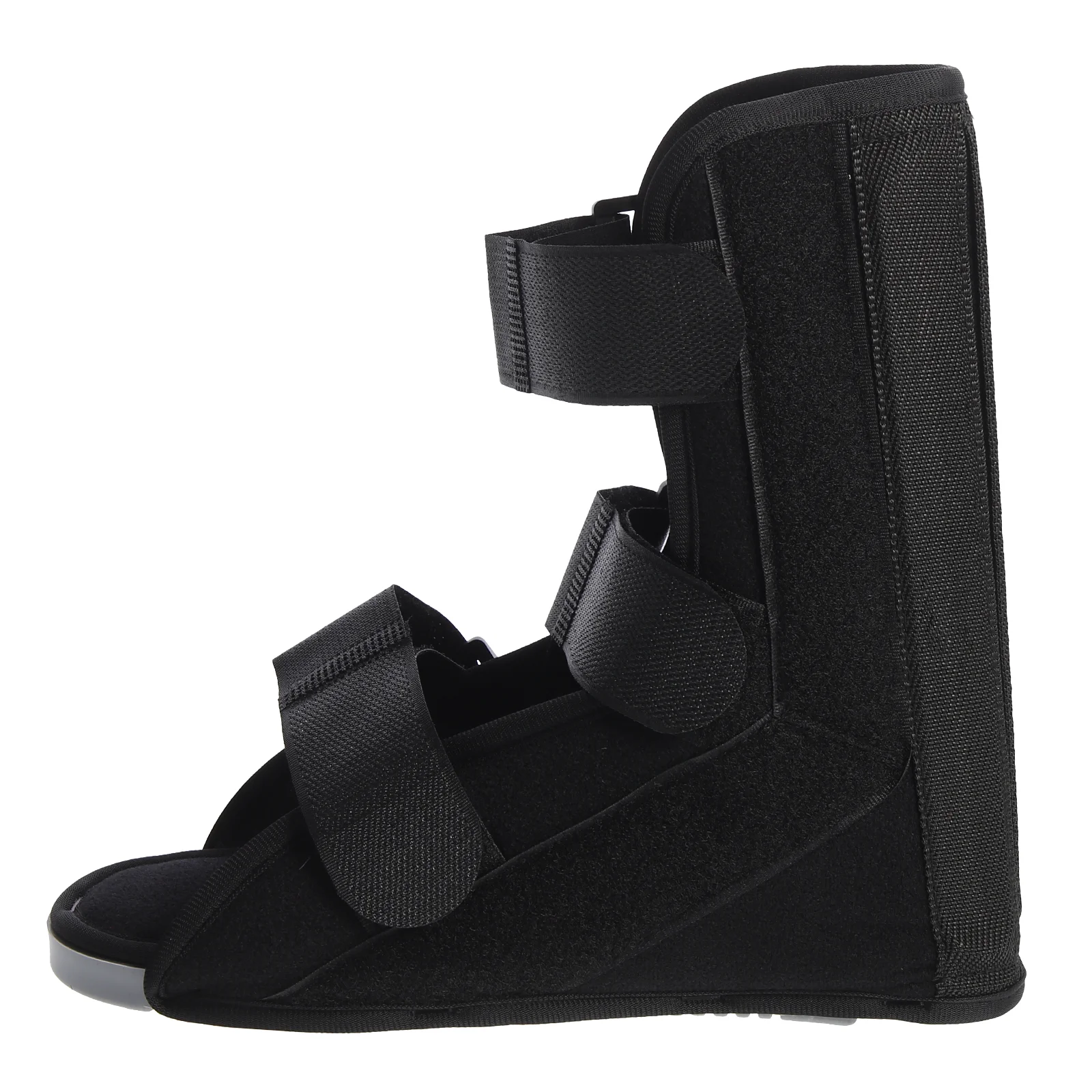 Прямые туфли до щиколотки. Т-образные из композитной ткани. Ботинки для