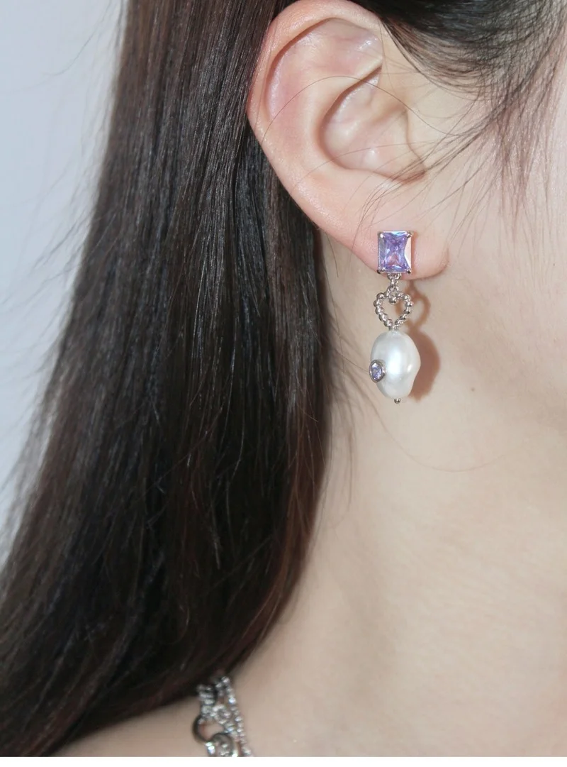 

Timeless Wonder Glam Zirconia Faux Pearl Geo Stud Earrings for Women Designer Jewelry Ins Fashion Korean Cute Date Punk Top 4315