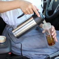 12v24v 750ml electric heating kettle portable water cup water heater for car automobile%c2%a0 water boiler electric pot teapot