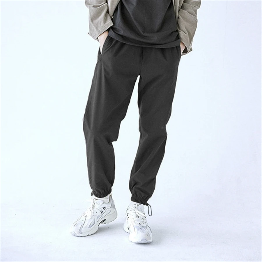 

Army greenJoggers Pants Men Running Sweatpants Quick Dry Trackpants Gym Fitness Sport Trousers Male Summer Thin Training Bottoms
