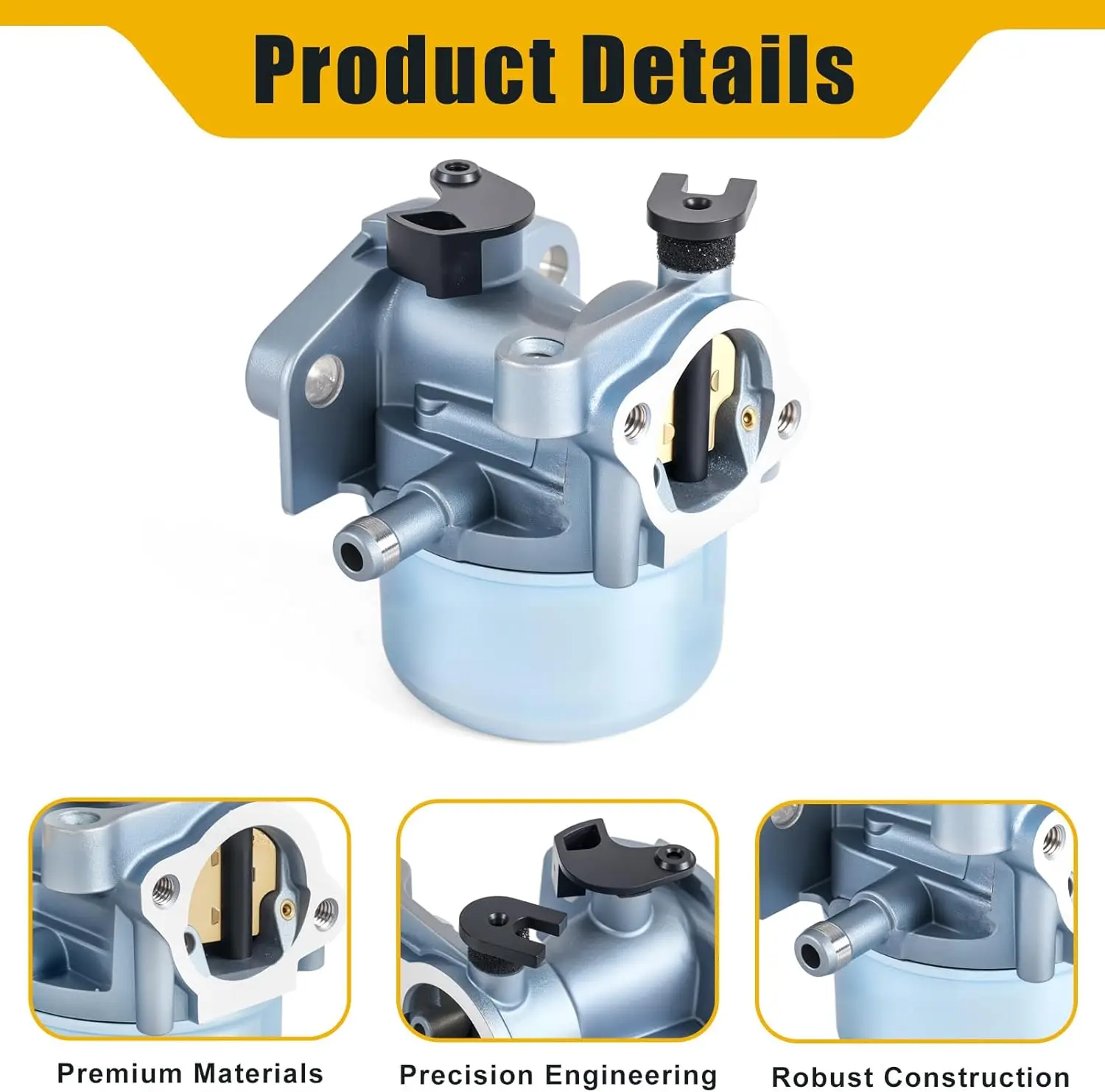 Карбюратор JS36 для газонокосилки John Deere JS26 JS30 JS60 JS20 JS25 JS28 JM26 JM36 JS38 JA60 21 дюймов 22 дюйма с двигателем 190CC 6,75 л.с. (art.: 3920d4072afdc) - 3920d4072afdc