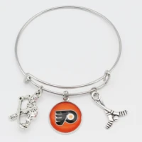 charms diy us ice hockey team eastern conference atlantic division philadelphia dangle diy bracelet sports jewelry accessories