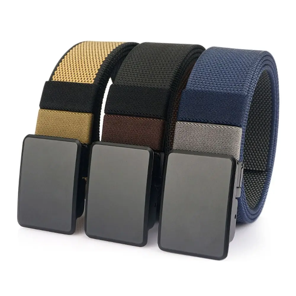 High Quality Decoration Belt Rotary Buckle Casual Waiststrap Nylon Belt Waist Belt Waistband