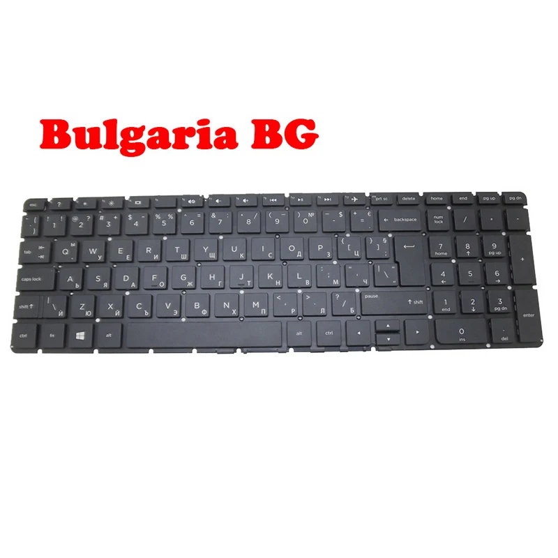 Клавиатура для HP 255 G5 250 256 15-BA000 15-BF000 15-BG000 15G-AD000 15Q-AJ000 США/Великобритании/JP/BG/RO/TI