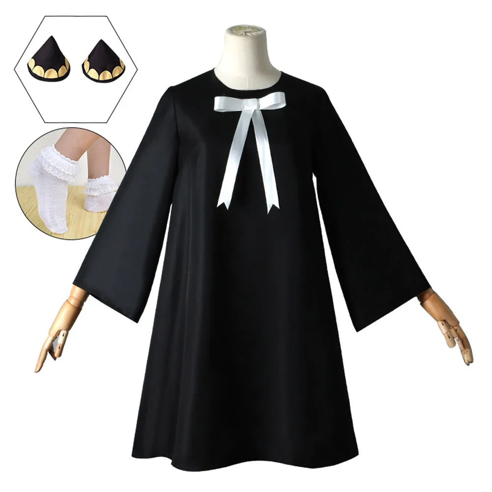 

Kids Children Spy Family Anya Forger Cosplay Costume Dress Outfits Halloween Carnival Suit
