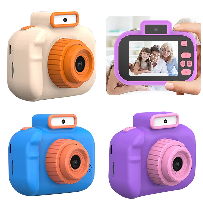 

Multifunctional Mini Digital Photo Portable Toddler Camera with Lanyard Digital Video Camera USB Charging for Kids Holiday Gifts