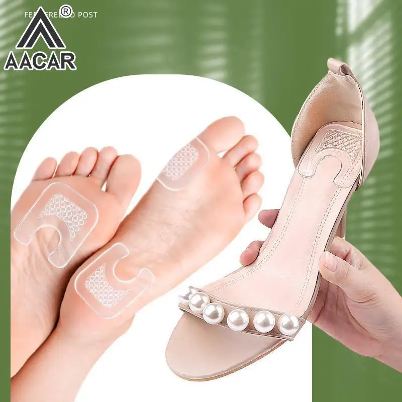

2pcs Silicone Waterproof Toe Cushions U-Shaped Callus Pads Rubbing Reusable Forefoot Corn Sticker Calluses Protector Foot Care