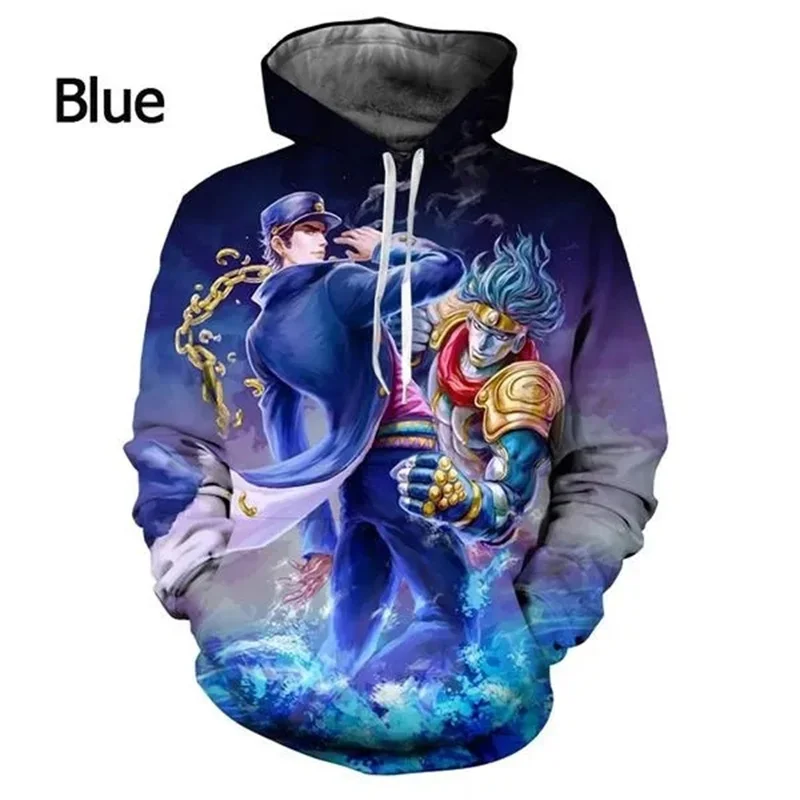 

JoJo's Bizarre Adventure Hoodie Men New Hot Sell 3D JOJO Stone Ocean Printed Hoodies Womens Clothing Harajuku y2k Pullover Hoody