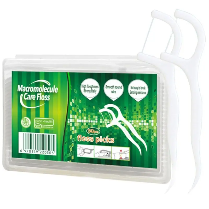 Зубная нить 50 квадратных упаковок стоматологическая фотолаборатория подарок