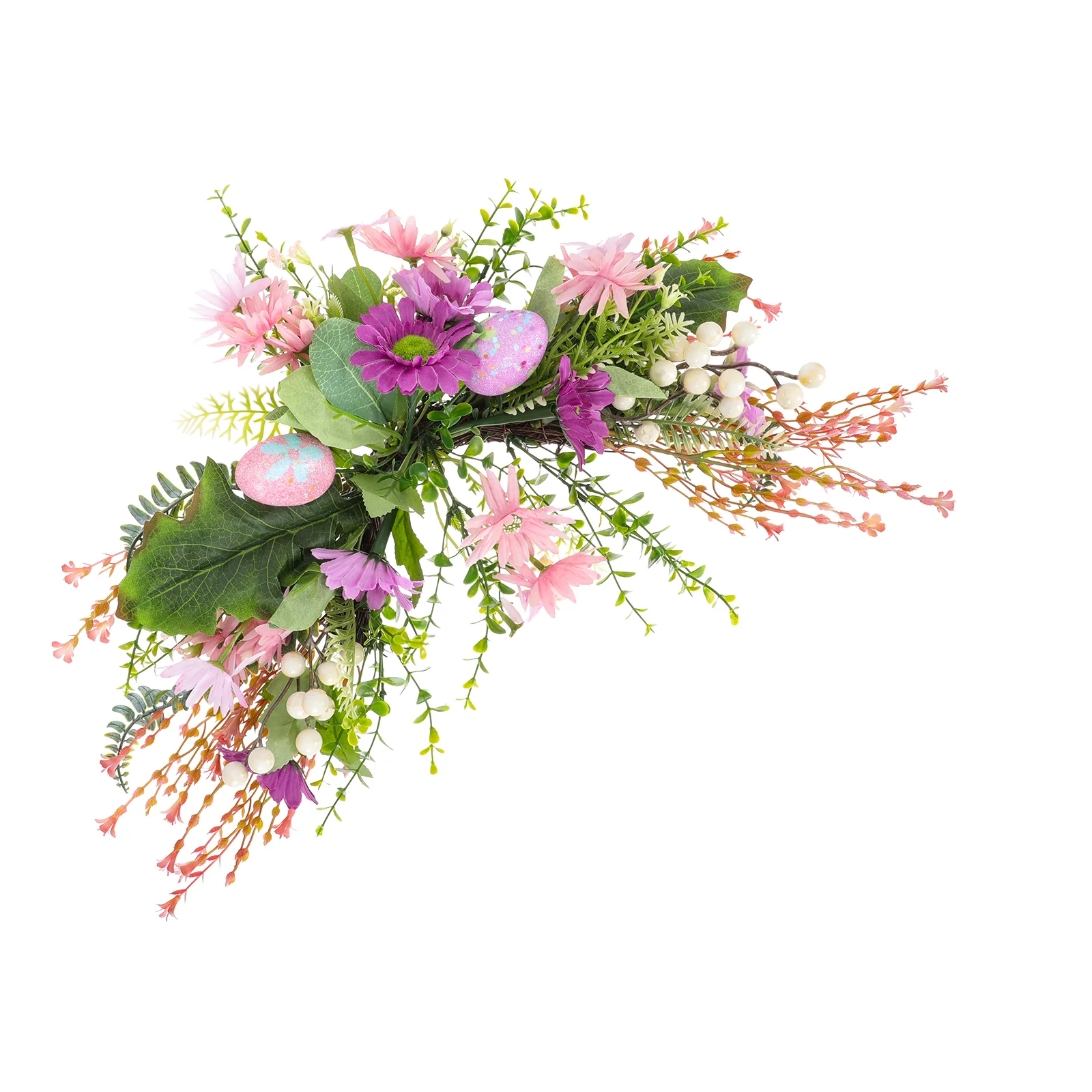 

Easter Wreath Hanging Door Spring Decor Flowerdecorationsornament Floral Front Artificial Pendant Wedding Decoration Garland